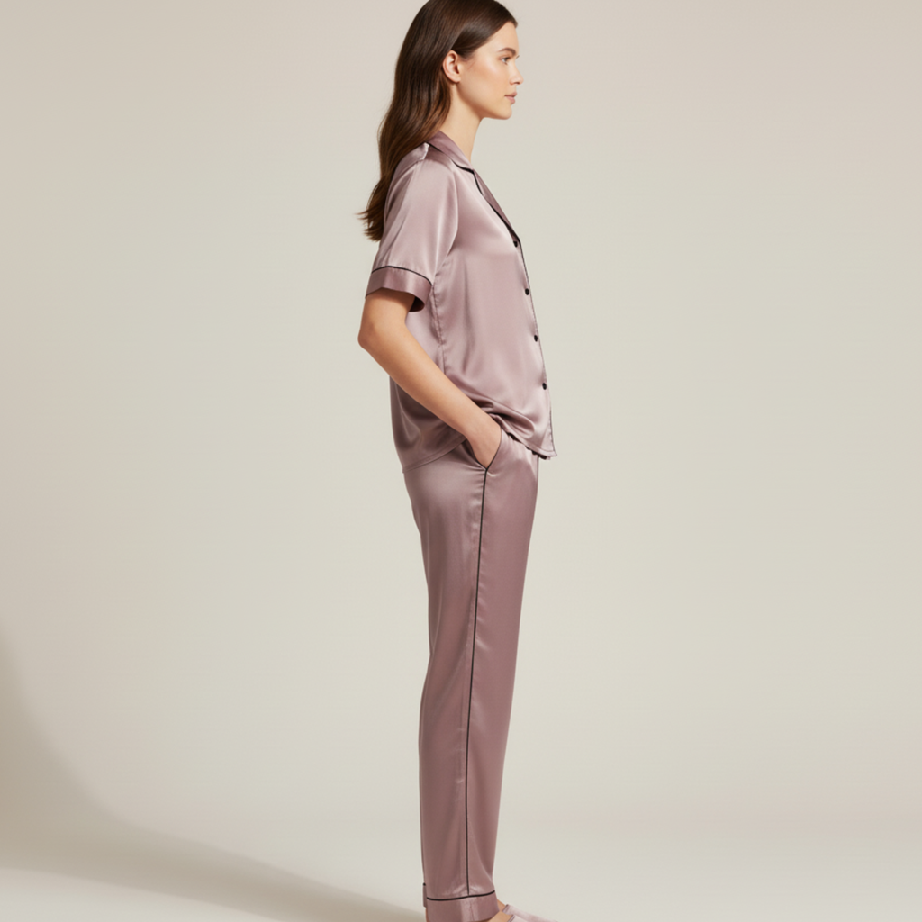 The Cozy Mom Collective Satin Pajama Pants