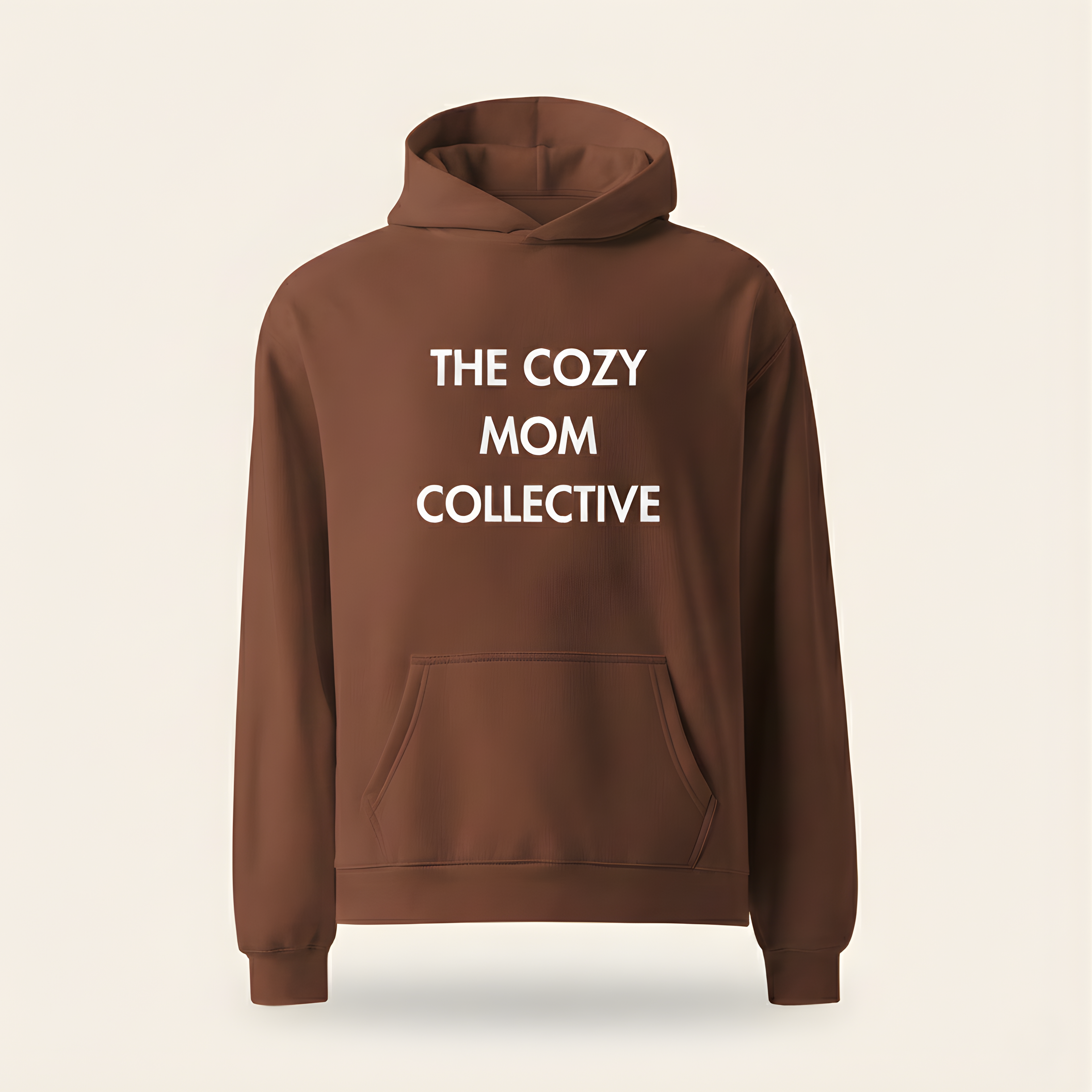 The Cozy Mom Collective Oversized Hoodie — Cocoa