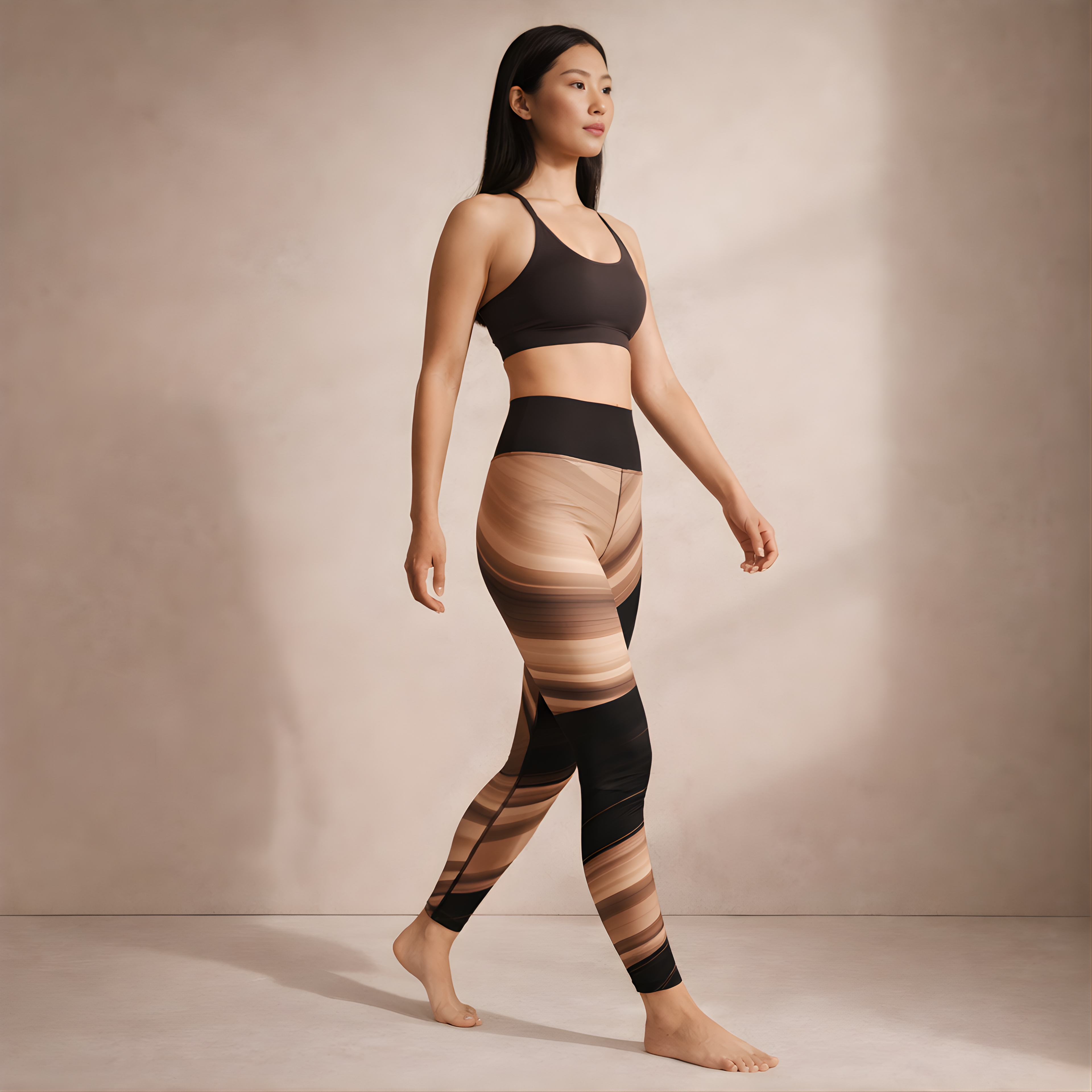 Mocha Current High-Waist Leggings