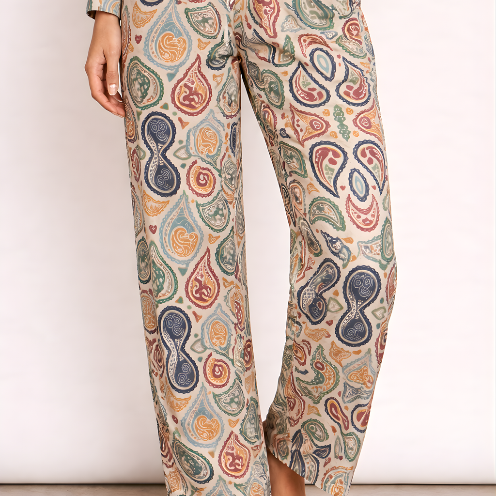 Vintage Paisley Relaxed Pajama Pants