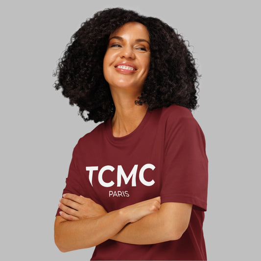 TCMC Paris Signature Tee – Deep Maroon