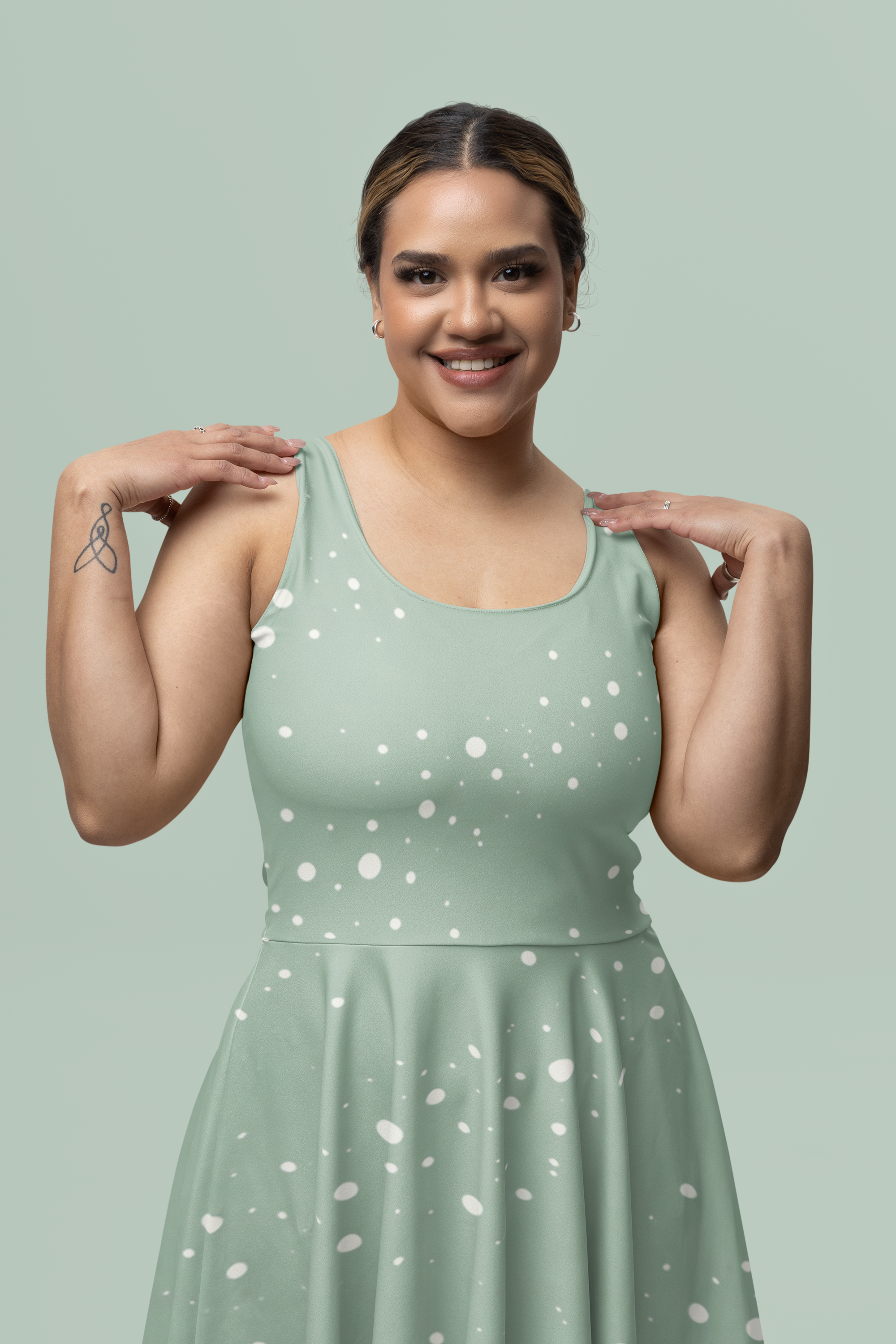 Sage Stardust Dress